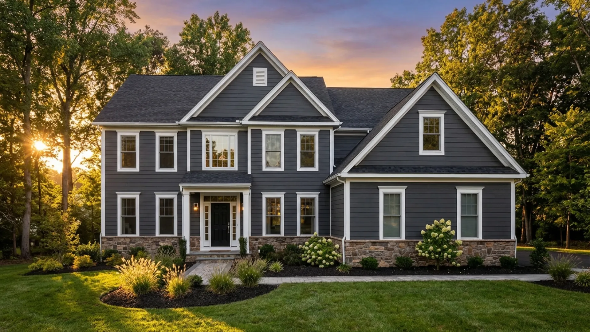 James Hardie fiber cement siding installation on Maryland home