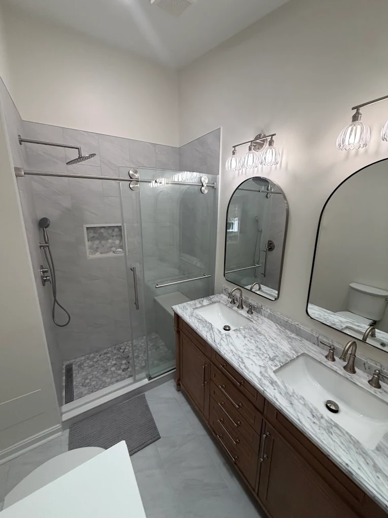 Roof installation in progress with new shingles